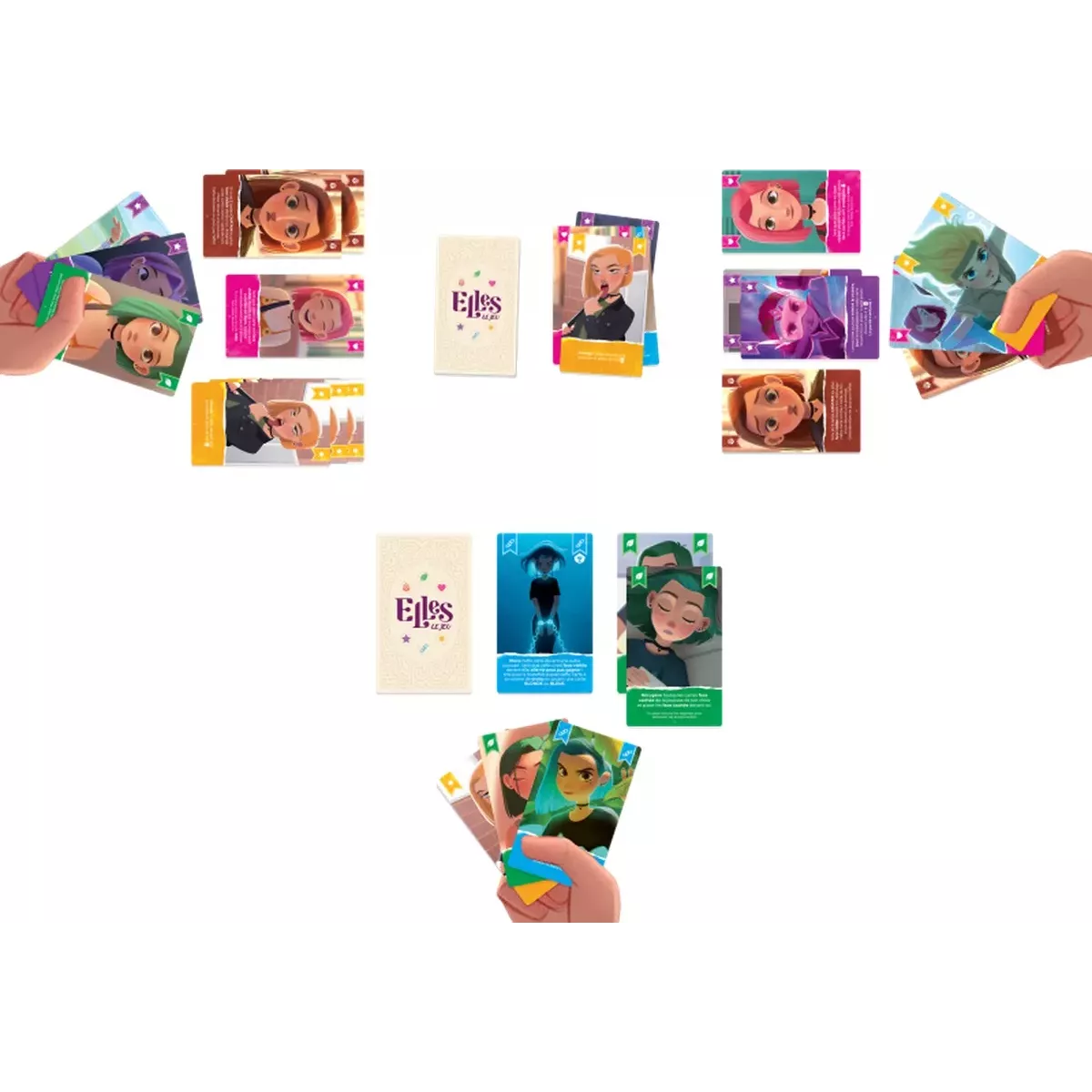Elles - Le Jeu de Cartes matériel