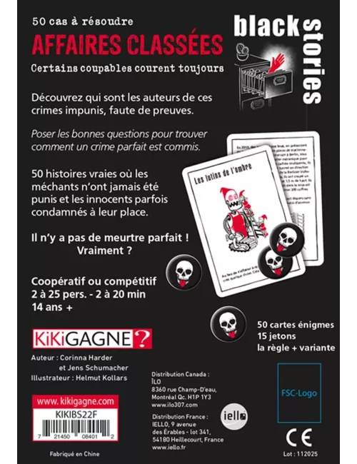 Black Stories - Affaires Classées