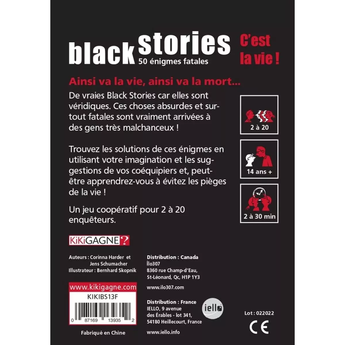 Black Stories - C'est la Vie