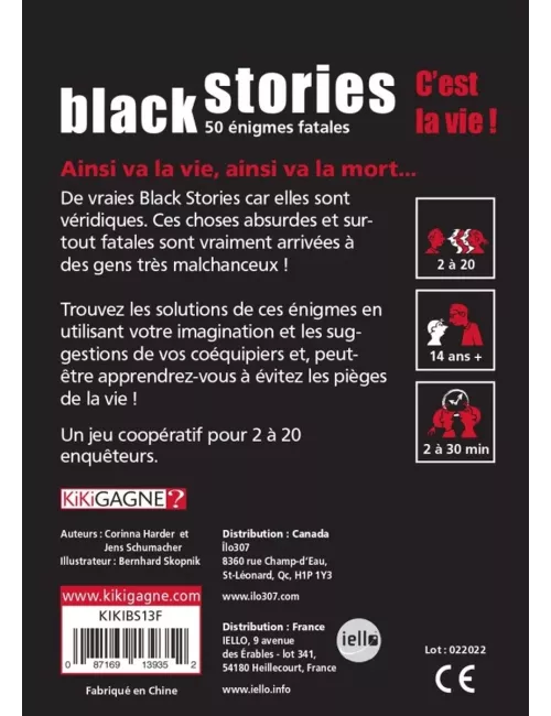 Black Stories - C'est la Vie