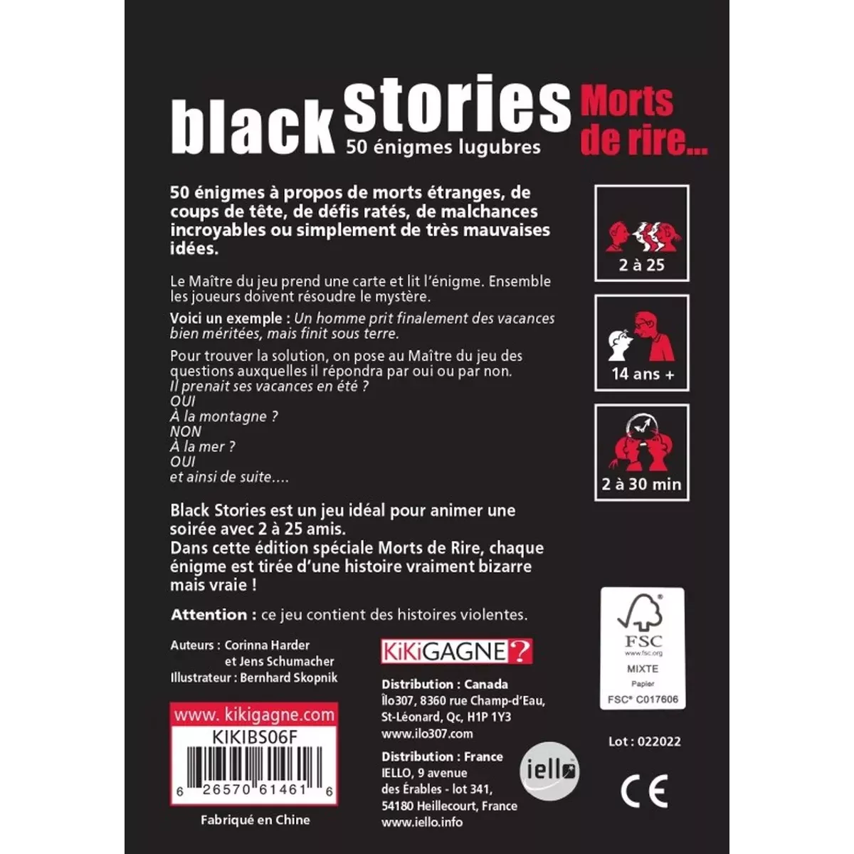 Black Stories - Morts de rire !
