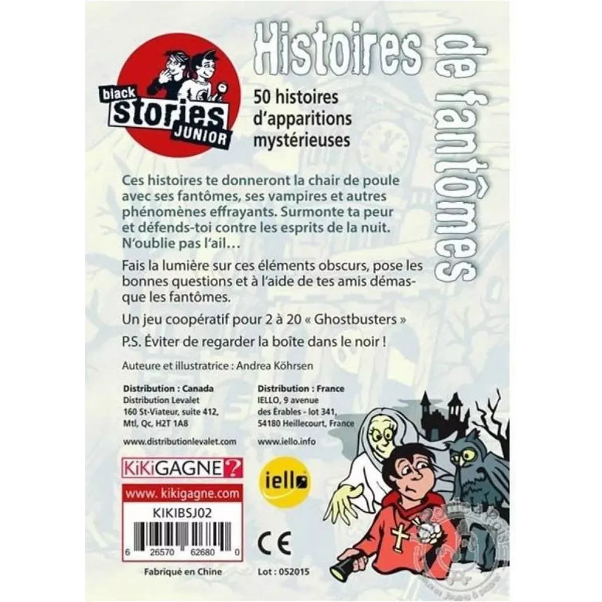 Black Stories Junior - Histoires de Fantômes