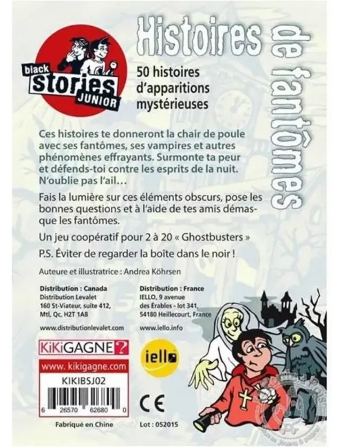 Black Stories Junior - Histoires de Fantômes