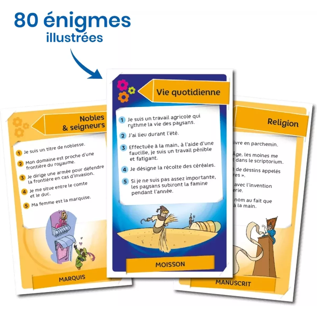 Enigmes : Chevaliers et châteaux forts