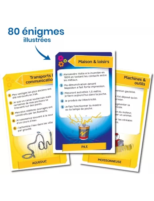 Enigmes : Découvertes et inventions