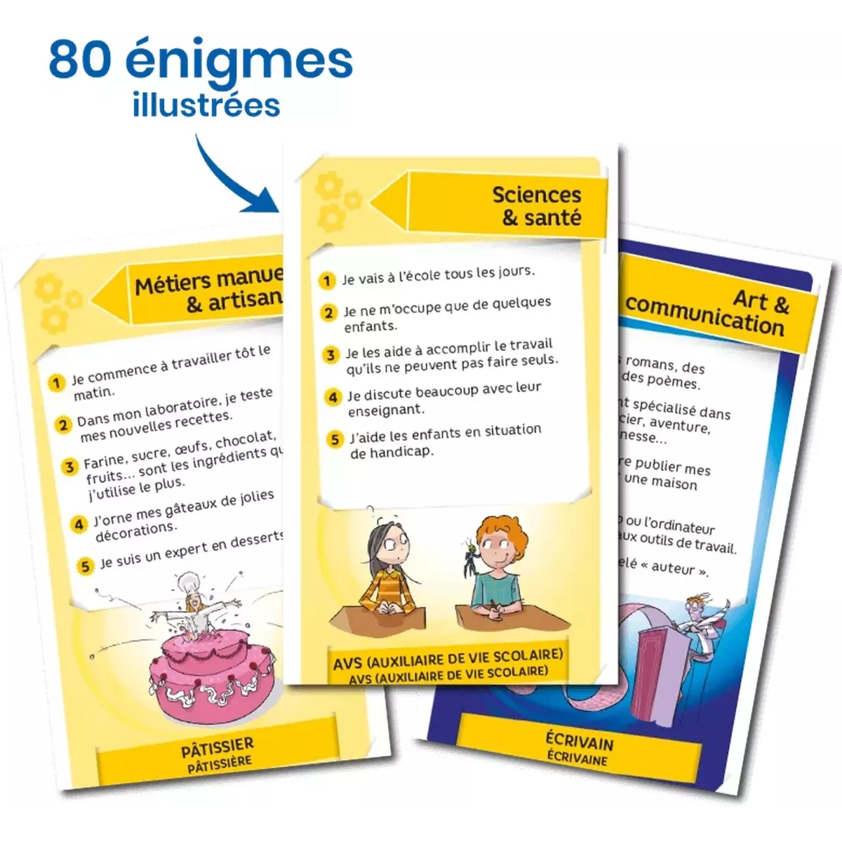 Enigmes : Métiers