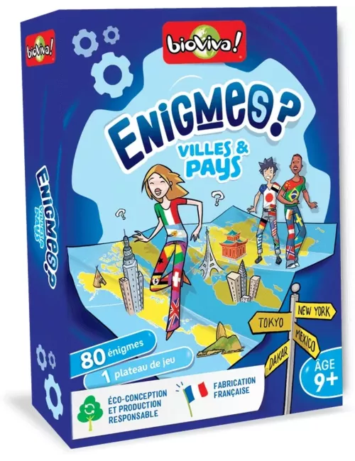 Enigmes : Villes et Pays