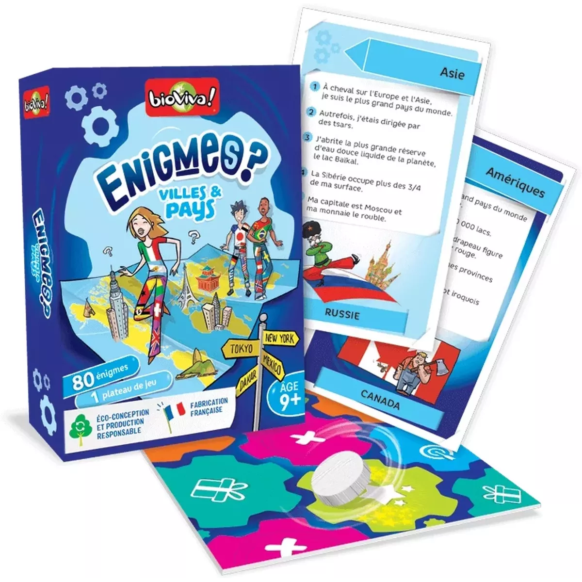 Enigmes : Villes et Pays