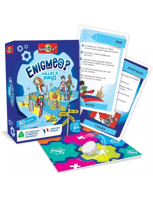 Enigmes : Villes et Pays