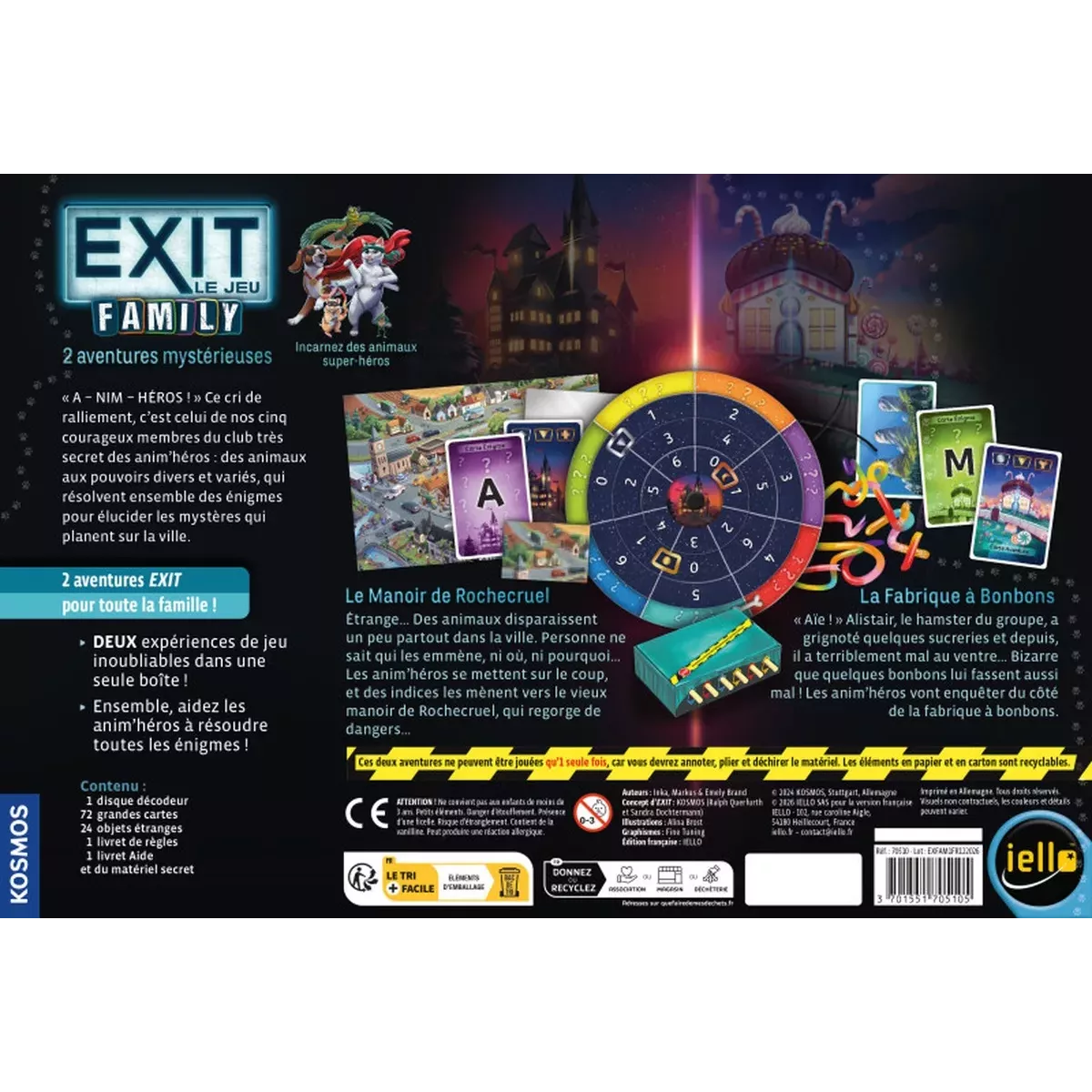 Exit Family : Le Manoir de Rocheffroi et La Fabrique à Bonbons