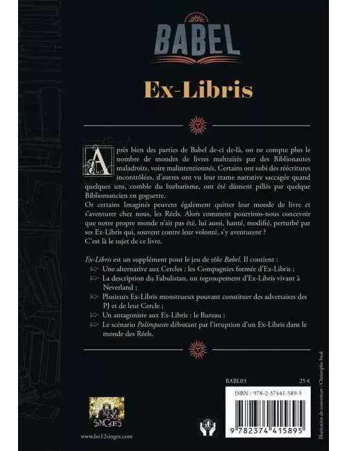 Babel : Ex Libris dos livre