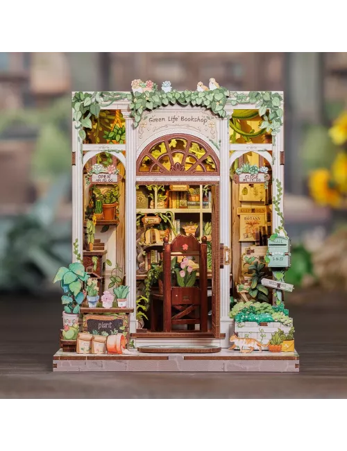 Book Nook CuteBee - La Bibliothèque Florale - 196 Pièces modèle