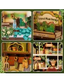 Book Nook CuteBee - La Bibliothèque Florale - 196 Pièces exemple