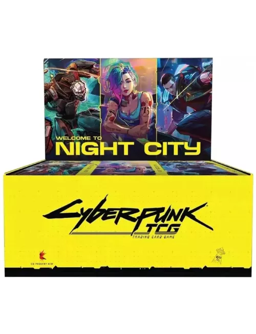 Cyberpunk TCG : Welcome To Night City - Display de 24 Boosters boîte