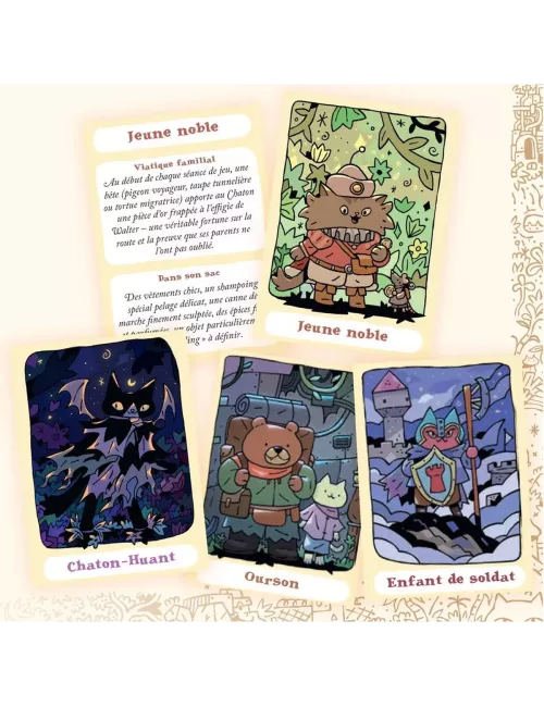 Donjons & Chatons : Cartes d'Enfances cartes