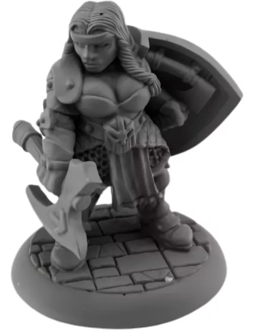 Freya Fangbreaker, Dwarf Shieldmaiden - Figurine Héros & Héroïnes Reaper Miniatures figurine