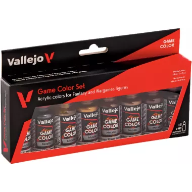 Game Color Set 8 Metallic - Peinture boîte