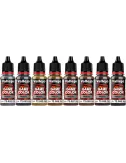 Game Color Set 8 Metallic - Peinture flacons