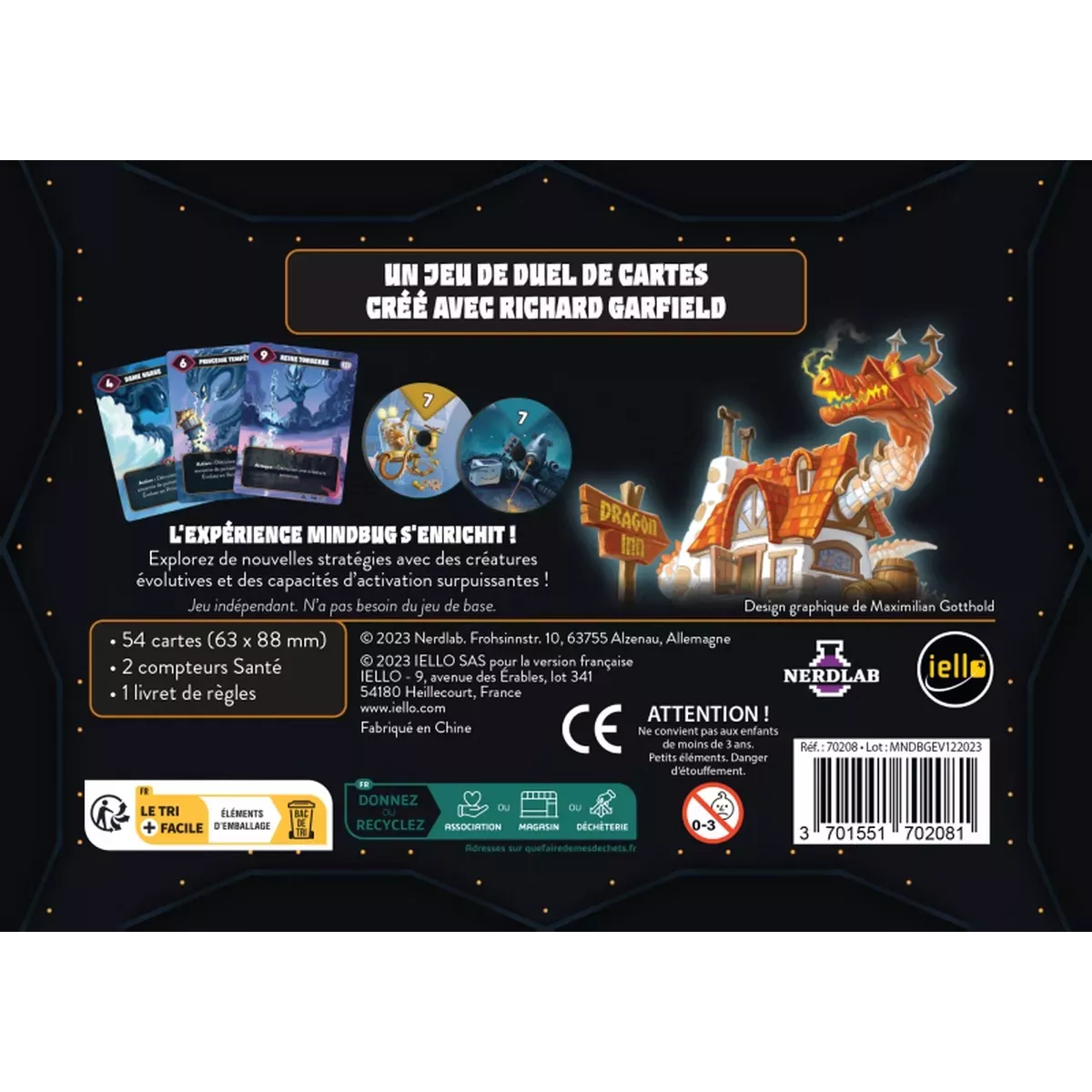 Mindbug : Évolution Suprême dos boîte