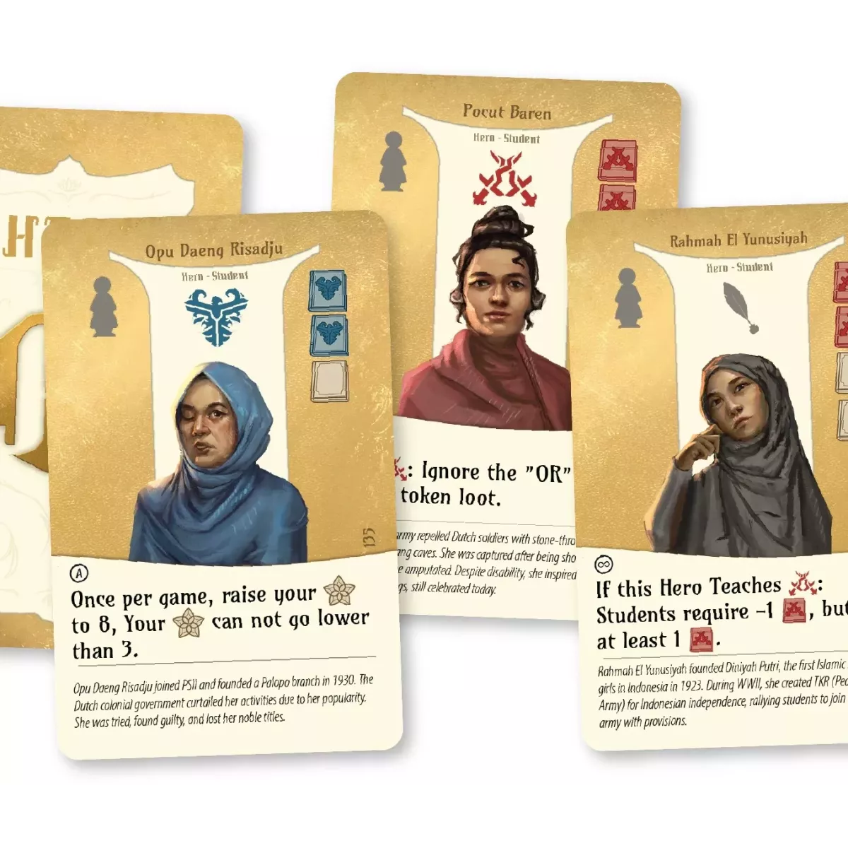Kartini : From Darkness to Light - Version Anglaise cartes 1
