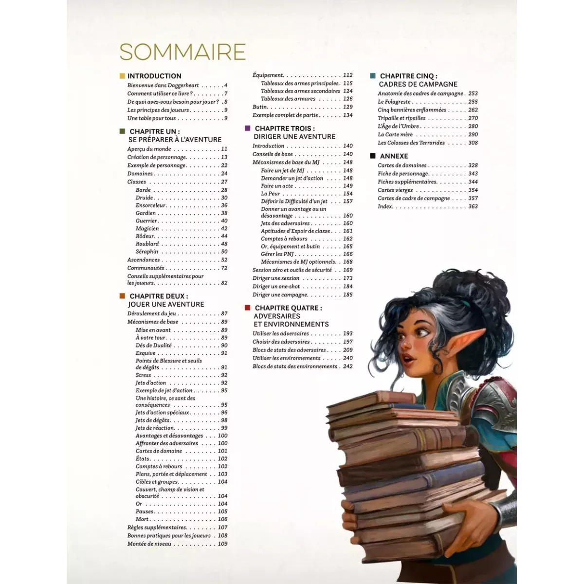Daggerheart : Livre de Base et Cartes 