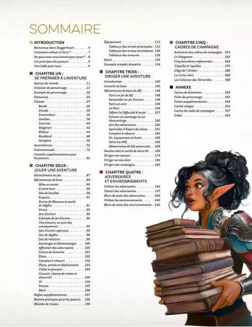 Daggerheart : Livre de Base et Cartes 