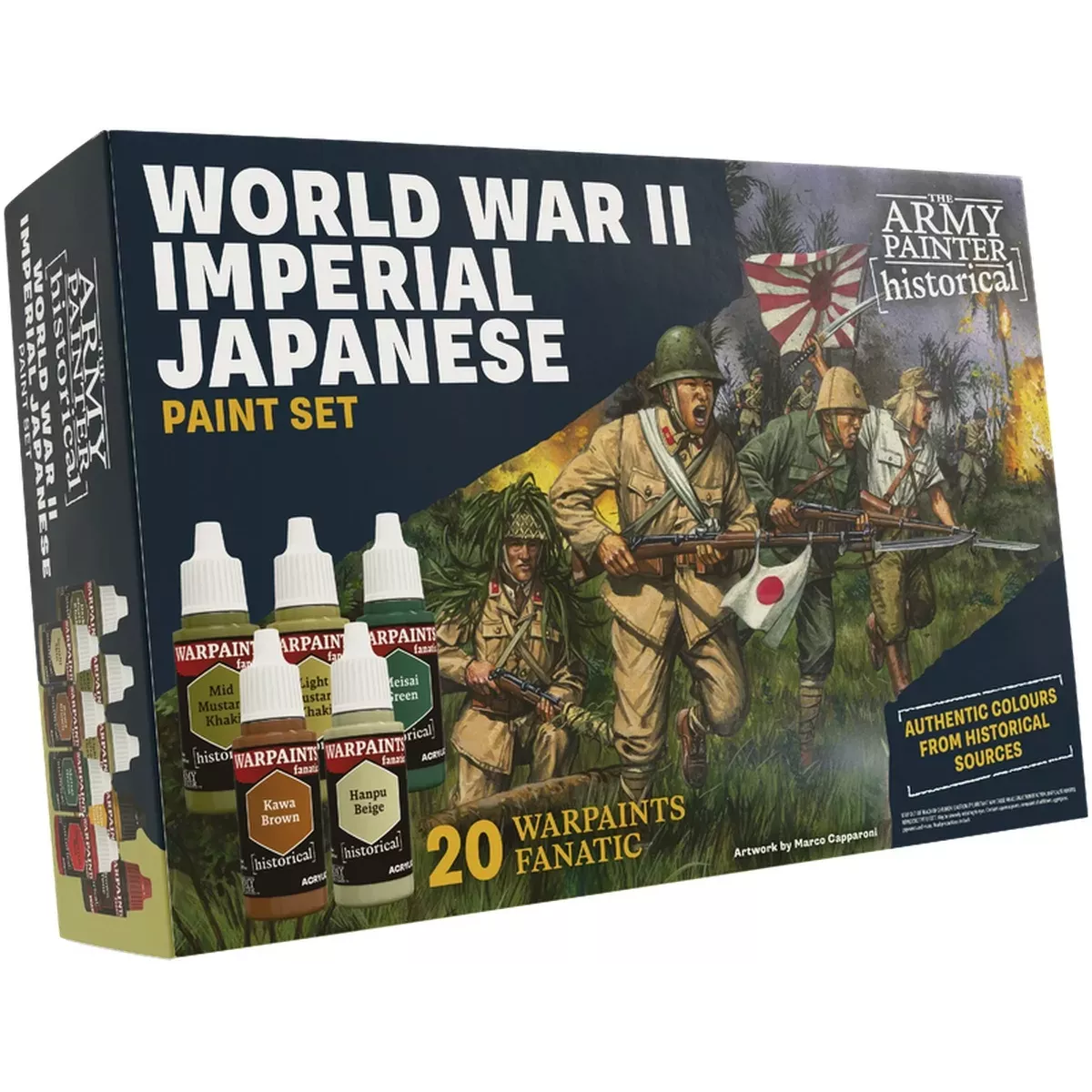 World War II Imperial Japanese Paint Set boîte