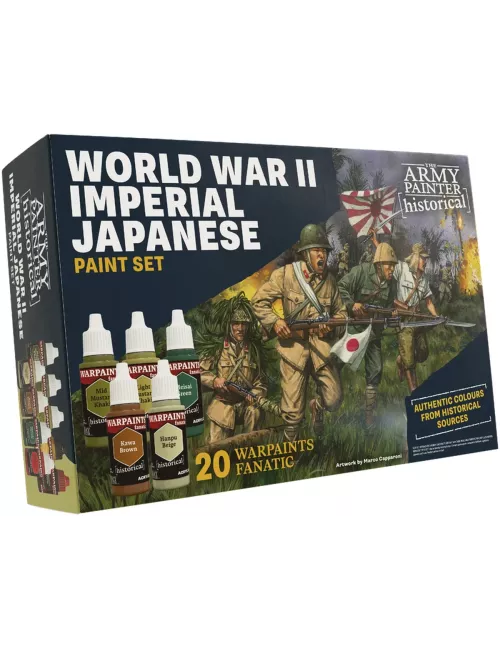 World War II Imperial Japanese Paint Set boîte