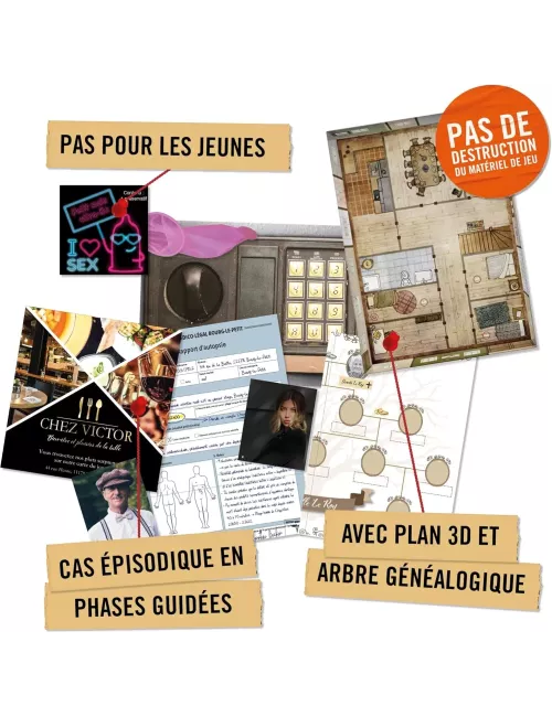 Le Roy est Mort : affaire 5 - Hidden Games exemple