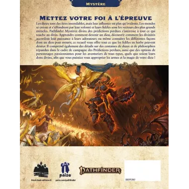 Pathfinder 2 : Mystères Divins des Prédictions Perdues dos livre