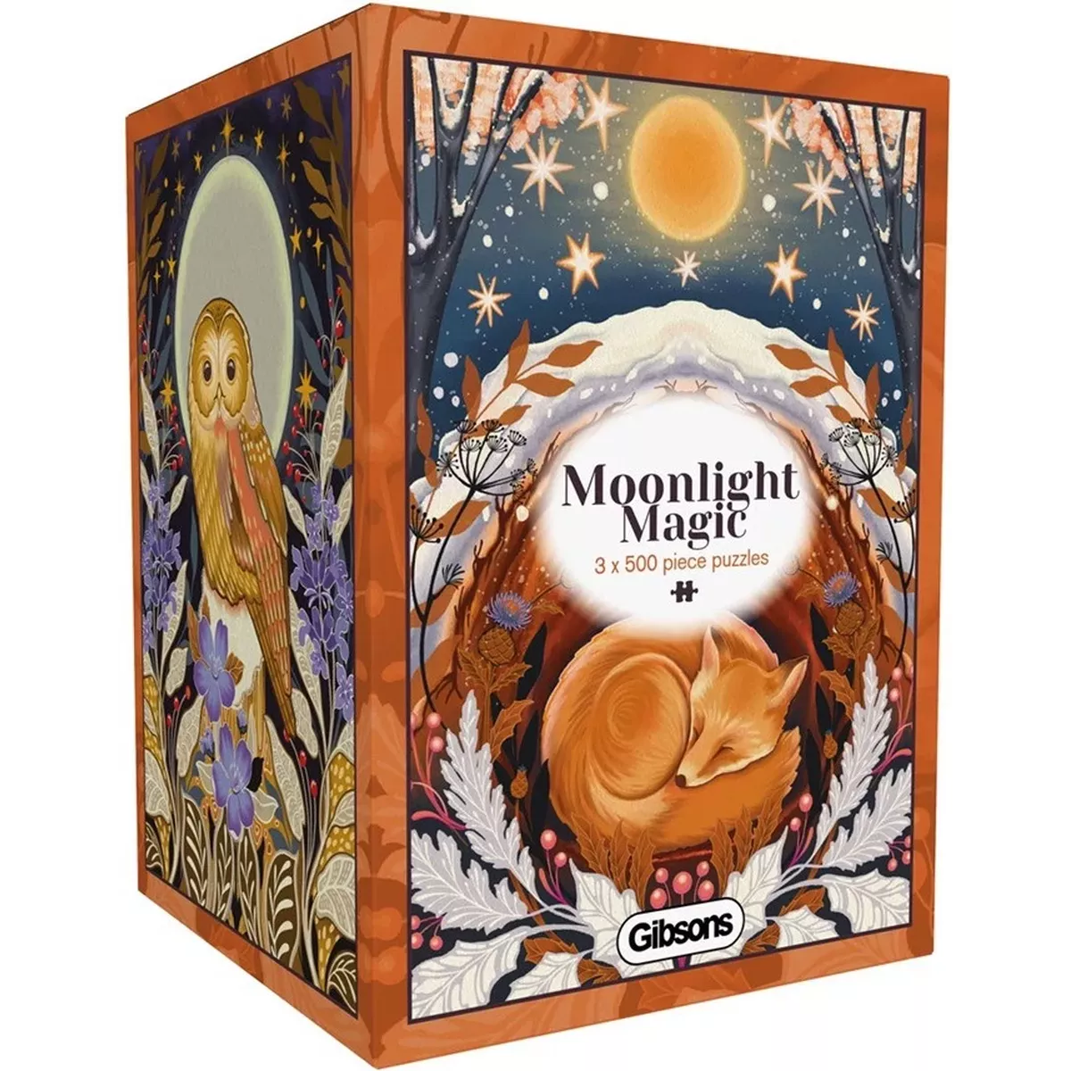 Puzzle Gibsons Moonlight Magic - 3 x 500 pièces