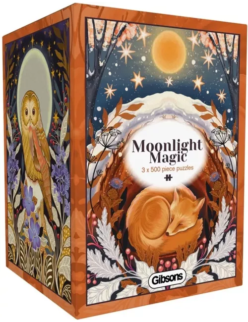 Puzzle Gibsons Moonlight Magic - 3 x 500 pièces