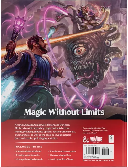 Dungeons & Dragons 5 : Arcana Unleashed - Version Anglaise 