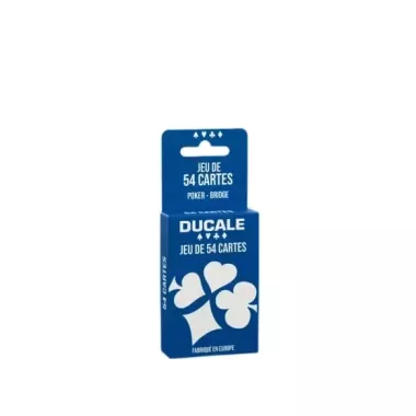 Jeu de 54 cartes Ducale - Bridge et Poker Basic Ecopack - Jeu classique - Ludum.fr