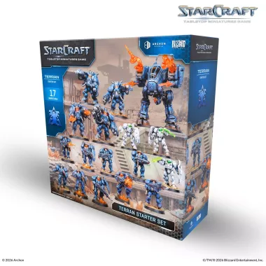 StarCraft - Tabletop Miniatures Game : Terran Starter Set - Version Anglaise 