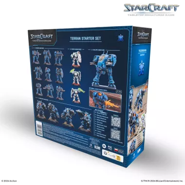 StarCraft - Tabletop Miniatures Game : Terran Starter Set - Version Anglaise 