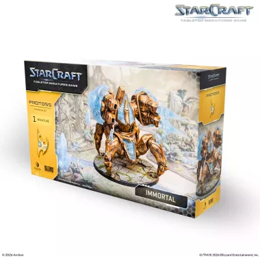 StarCraft - Tabletop Miniatures Game - Immortal - Protoss Expansion Set - Version Anglaise 