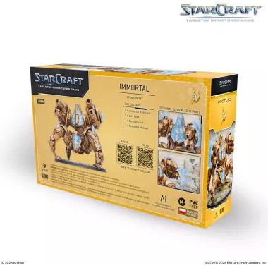 StarCraft - Tabletop Miniatures Game - Immortal - Protoss Expansion Set - Version Anglaise 