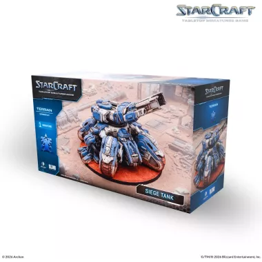 StarCraft - Tabletop Miniatures Game - Siege Tank - Terran Expansion Set - Version Anglaise 