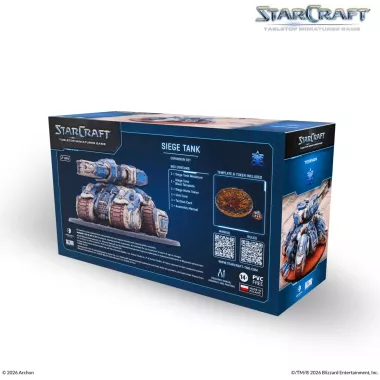 StarCraft - Tabletop Miniatures Game - Siege Tank - Terran Expansion Set - Version Anglaise 