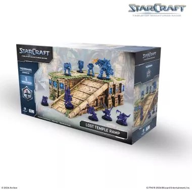 StarCraft - Tabletop Miniatures Game - Lost Temple Ramp - Terran Expansion Set - Version Anglaise 