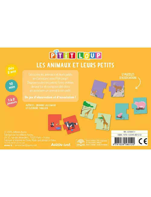 P'tit Loup - Les animaux et leurs Petits