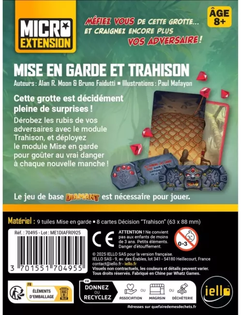 Diamant Nouvelle Édition : Mise en Garde et Trahison - Micro Extension