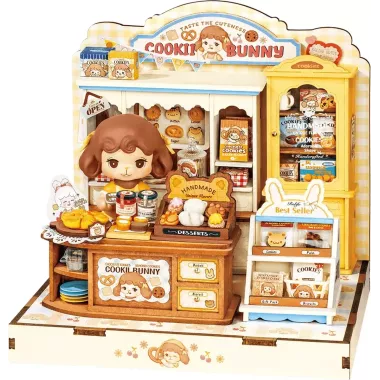 DIY House Rolife - Cookii Bunny's Cookie Shop - 182 Pièces
