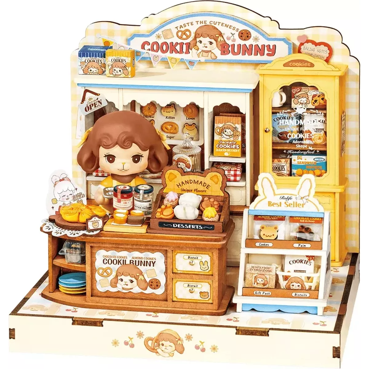 DIY House Rolife - Cookii Bunny's Cookie Shop - 182 Pièces