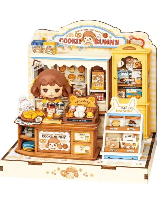 DIY House Rolife - Cookii Bunny's Cookie Shop - 182 Pièces