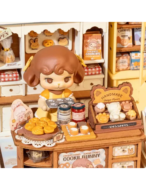 DIY House Rolife - Cookii Bunny's Cookie Shop - 182 Pièces