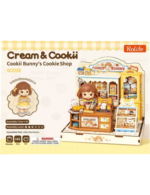 DIY House Rolife - Cookii Bunny's Cookie Shop - 182 Pièces