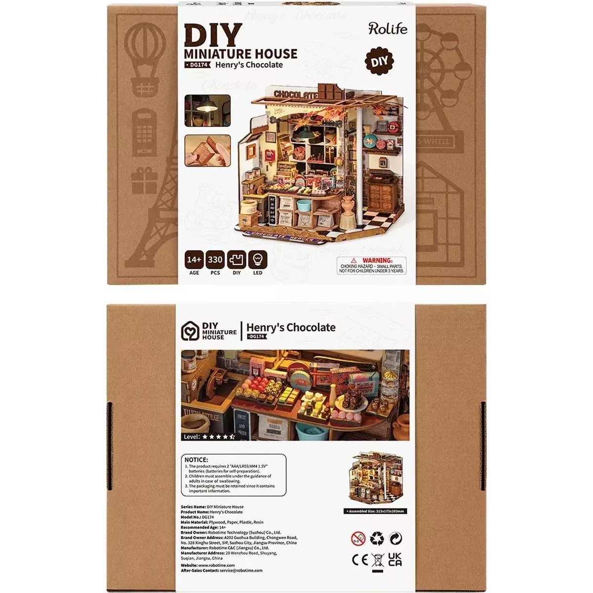 DIY House Rolife - Henry's Chocolate - 330 Pièces