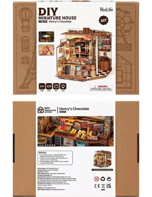 DIY House Rolife - Henry's Chocolate - 330 Pièces